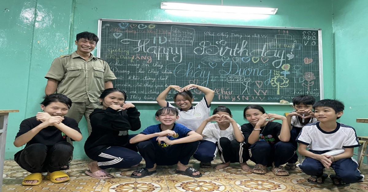 Lớp học tình thương anh Lâm Thắng ngụ tại phường Long Bình, TP.Thủ Đức (TP.HCM) hoạt động tới nay đã gần 13 năm.